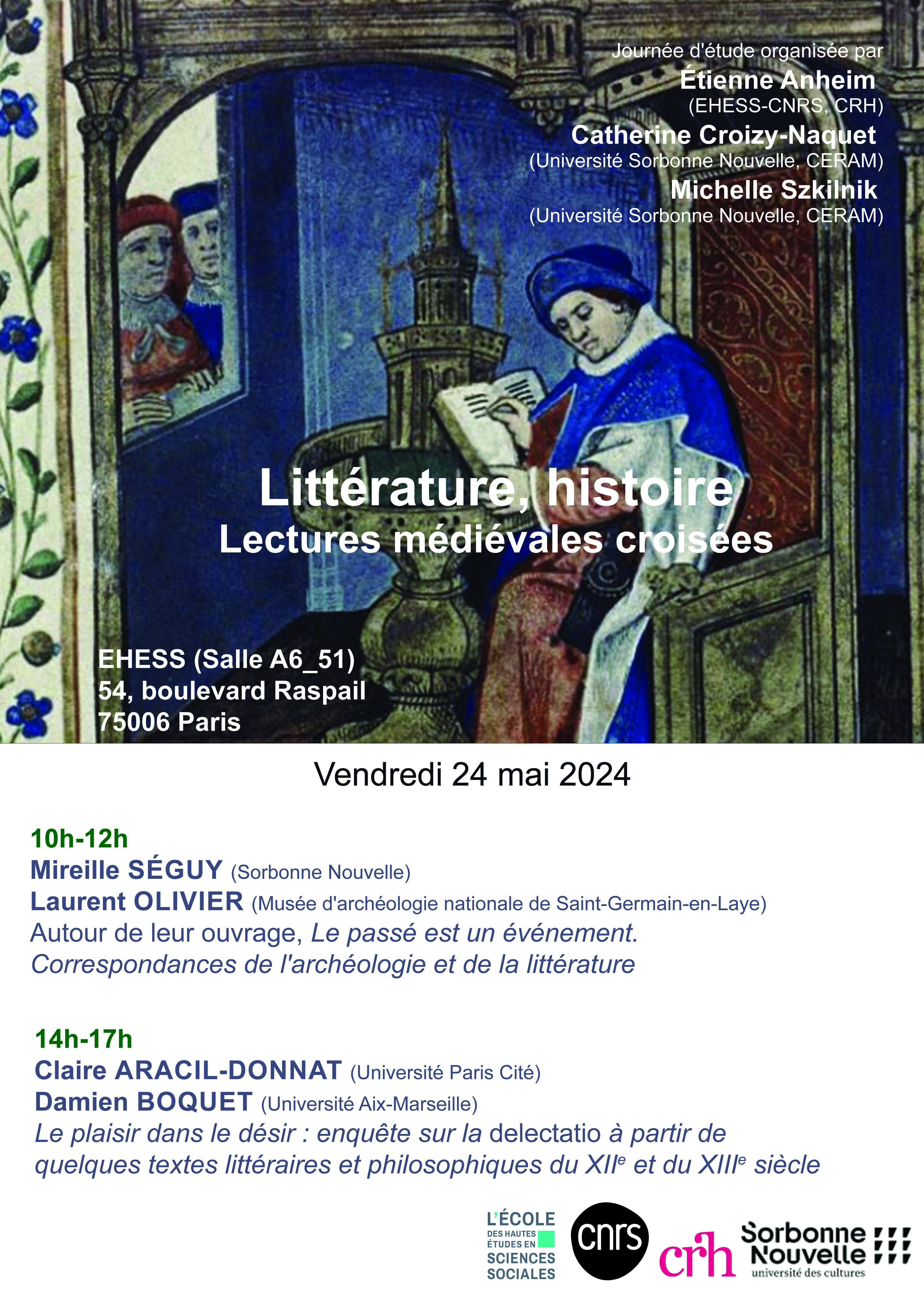 Littérature, histoire : lectures médiévales croisées